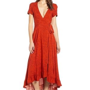 Maxi wrap dress BARELY WORN